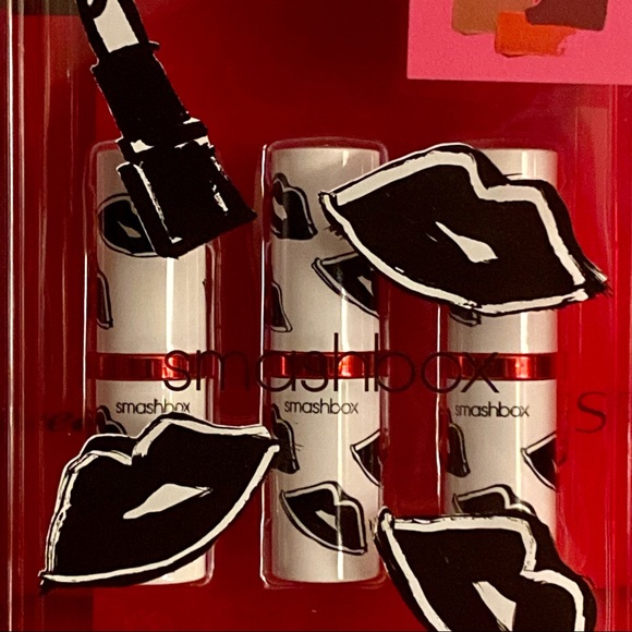 Smashbox Be Legendary Lipstick Trio Set-SHEER BRICK-WARM RED-DEEP CHERRY RED-New - Picture 4 of 7